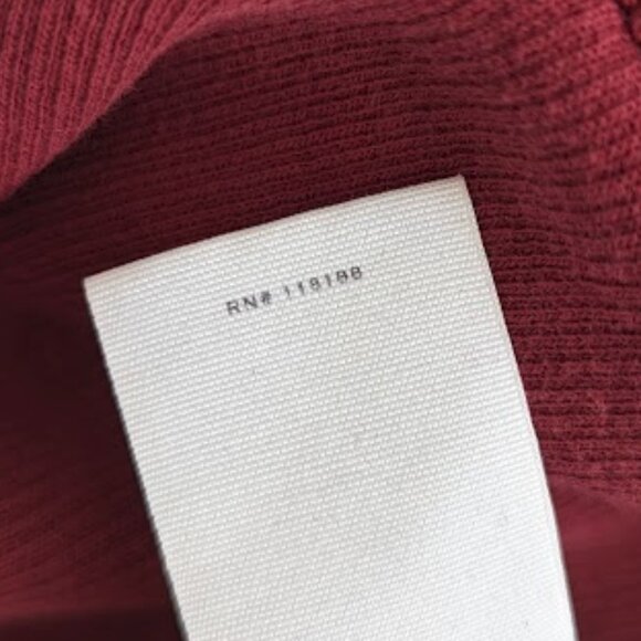 MARTIN + OSA Red Zip Neck Long Sleeve Sweatshirt - Picture 13 of 14